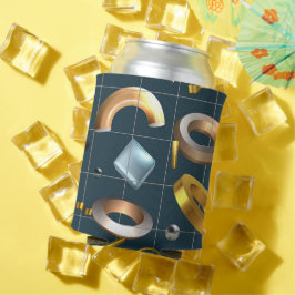 3D Geometrisches Muster Dosenkühler