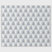 3d Geometrisches Muster Geschenkpapier (Flach)