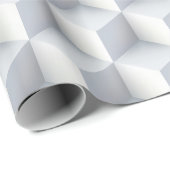 3d Geometrisches Muster Geschenkpapier (Rolleneckpunkt)
