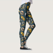 3D geometrisches Muster Leggings (Rechts)