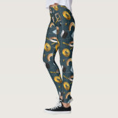 3D geometrisches Muster Leggings (Links)