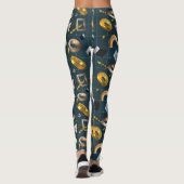 3D geometrisches Muster Leggings (Rückseite)