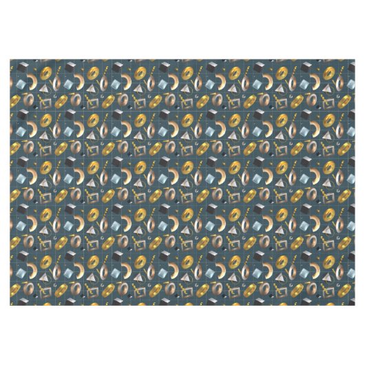 3D Geometrisches Muster Tischdecke (Vorderseite (Horizontal))