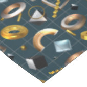 3D Geometrisches Muster Tischdecke (Schrägansicht)