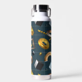 3D geometrisches Muster Trinkflasche (Vorne)