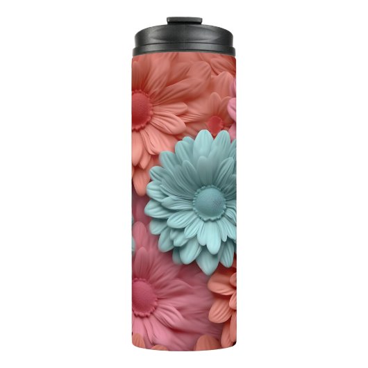 3D Gerbera Floral Thermosbecher (Vorderseite)