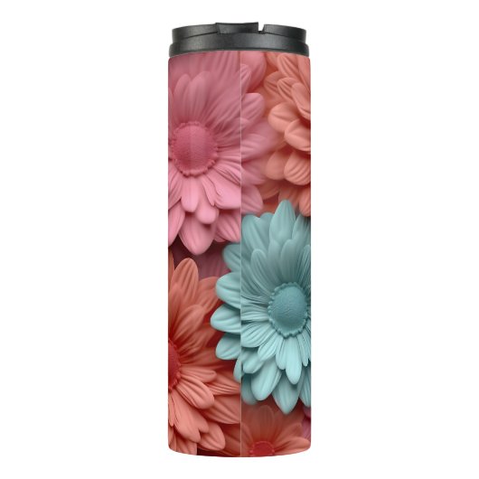 3D Gerbera Floral Thermosbecher (Rückseite)