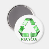 3d Gerecycelt Grafik Magnet (Vorderseite/Rückseite)
