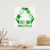 3d Gerecycelt Grafik Poster (Küche)