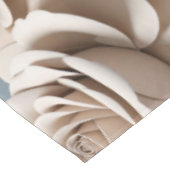 3D-gerenderte Rosen in Blautönen und Weiß Tischdecke (Schrägansicht)