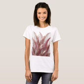 3D GERENDERTER ABSTRAKTER HINTERGRUND MIT METALLIS T-Shirt (Vorne ganz)