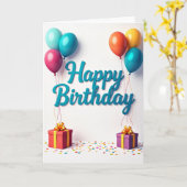 3D-Geschenk-Geburtstagskarte Karte (Gelbe Blume)