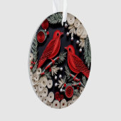 3d Geschenkte Art Birds Ornament (Vorderseite)