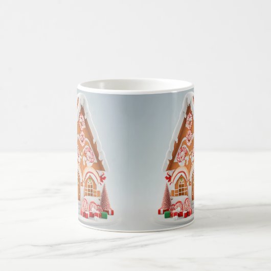 3D Gingerbread House Tasse (Mittel)
