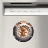 3D Gingerbread Man Magnet (In Situ (Geschirrspüler))