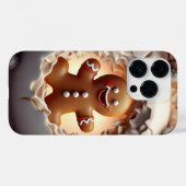 3D Gingerbread Mann Weihnachten Case-Mate iPhone Hülle (Rückseite (Horizontal))