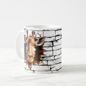 3D Giraffe Wallfahrtskirche Madonna del Sasso Kaffeetasse (Vorderseite Links)