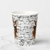 3D Giraffe Wallfahrtskirche Madonna del Sasso Pappbecher (Links)