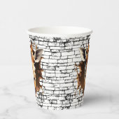 3D Giraffe Wallfahrtskirche Madonna del Sasso Pappbecher (Rechts)