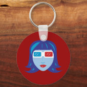 3D Girl Schlüsselanhänger (Vorderseite)