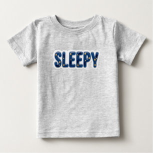 3D Glänzendes Jelly Sleepy Celestial Baby T-Shirt