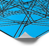 3D Glas Poster (Ecke)