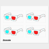 3D-Glasdesign - Aufkleber (Blatt)