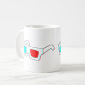 3D-Glasdesign Kaffeetasse (Vorderseite Links)