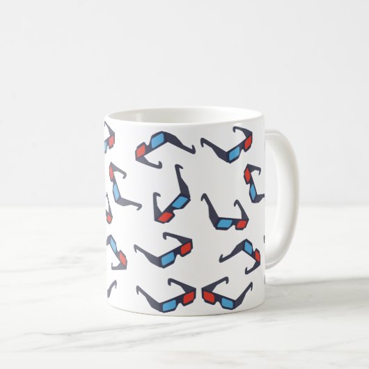 3D-Glasmuster Kaffeetasse (VorderseiteRechts)