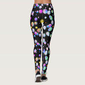 3D-Gleitschalenmuster Black BG Leggings (Rückseite)