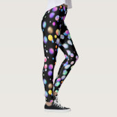 3D-Gleitschalenmuster Black BG Leggings (Rechts)