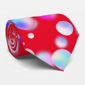 3D-Gleitschalenmuster Red BG Krawatte (Gerollt)