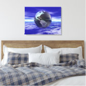 3D-Globe 11 Leinwanddruck (Insitu (Schlafzimmer))
