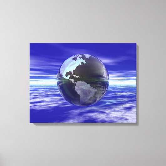 3D-Globe 11 Leinwanddruck (Vorderseite)