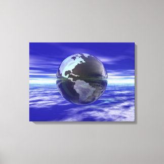 3D-Globe 11 Leinwanddruck