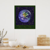 3D Globe Earth Day Poster (Küche)