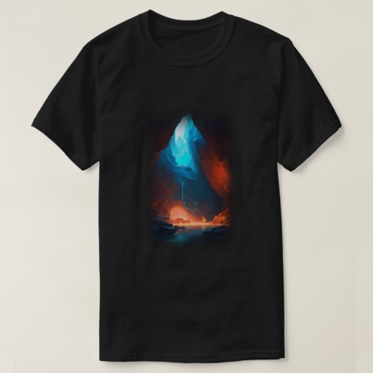 3d glühend tief innen T-Shirt (Design vorne)
