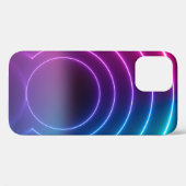 3d, glühende Linien, Tunnel, Neonlichter, virtuell Case-Mate iPhone Hülle (Rückseite (Horizontal))