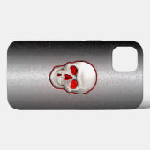 3D glühender Schädeleinlauf auf gebrochenem Metall Case-Mate iPhone Hülle (Rückseite (Horizontal))
