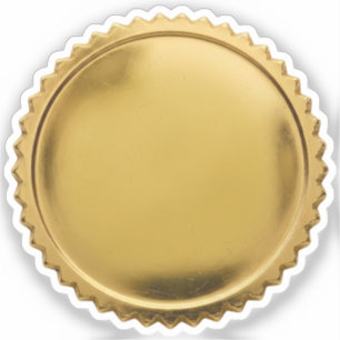 3D-Goldfolie-Siegel-Sternenexplosion-Exzellenz-Aus Aufkleber