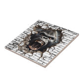 3D Gorilla Wall Break - Paradies für Kletterhexen: Fliese (Seite)