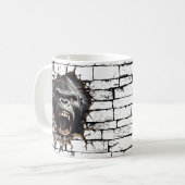 3D Gorilla Wall Break - Paradies für Kletterhexen: Kaffeetasse (Vorderseite Links)