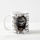 3D Gorilla Wall Break - Paradies für Kletterhexen: Kaffeetasse (Links)