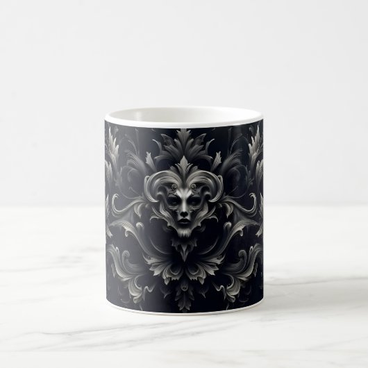 3D Goth mit Gesicht Kaffeetasse (Mittel)
