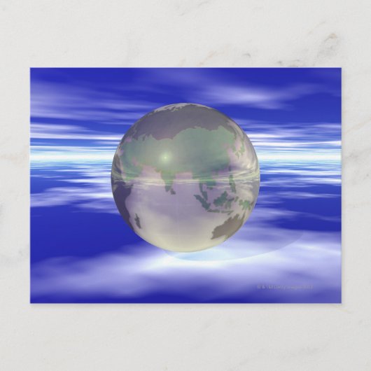3D-Grafik 3 Postkarte (Vorderseite)