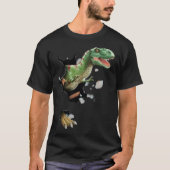 3D-Grafikvektoren Dinosaurier T-Shirt (Vorderseite)