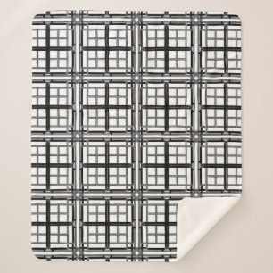 3D-graue geometrische abstrakte Muster Hintergrund Sherpadecke