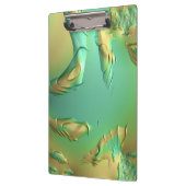 3D! ~ Green Buttercup ~ Fraktal original ~ 3D ~ Klemmbrett (Links)