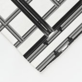 3D grey geometric abstract pattern background.3d b Fleecedecke (Ecke)