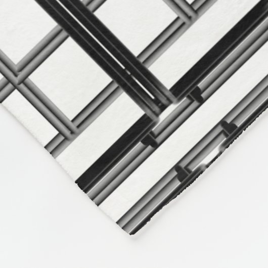3D grey geometric abstract pattern background.3d b Fleecedecke (Ecke)